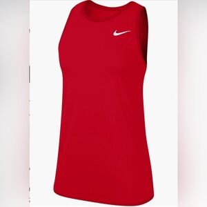 Nike Bright Red Sleeveless Top Womens size XS